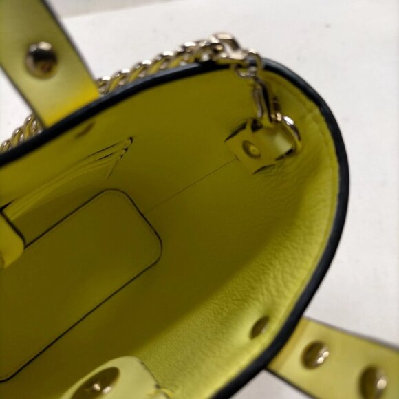 Valentino Garavani Yellow Leather Hand Bag mon750-101325 - Picture 14 of 16